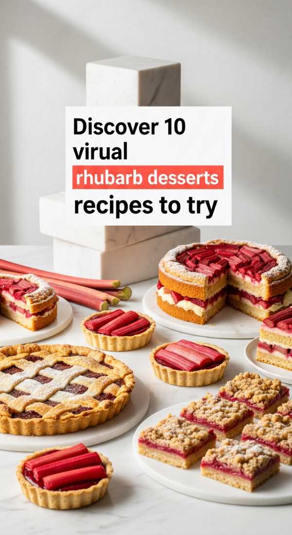 Discover 10 Viral Rhubarb Desserts Recipes To Try 69fd8aa2cb383