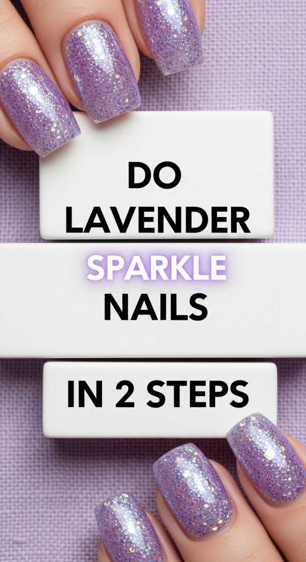 Do Lavender Sparkle Nails In 2 Steps 6a033135ac561