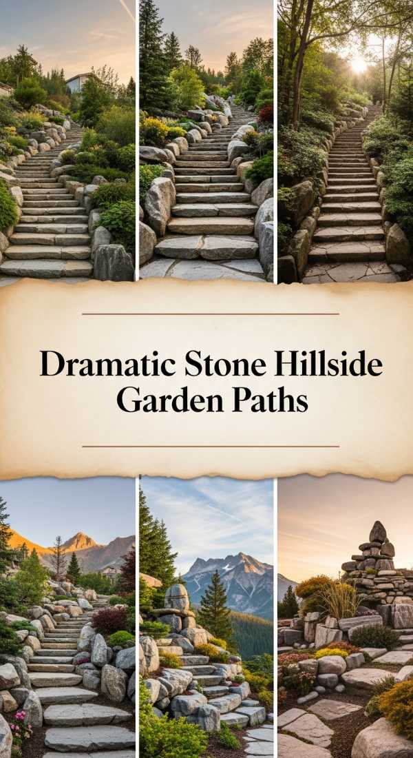Dramatic Stone Hillside Garden Paths 69ff4739cb6d8