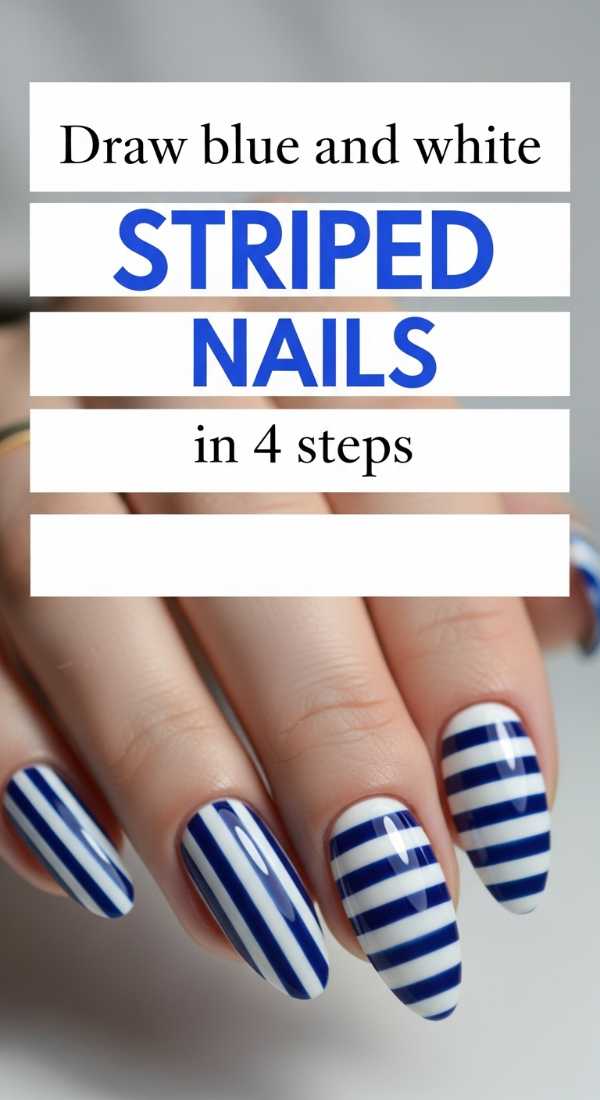 Draw Blue And White Striped Nails In 4 Steps 69f4c31e3fdaf
