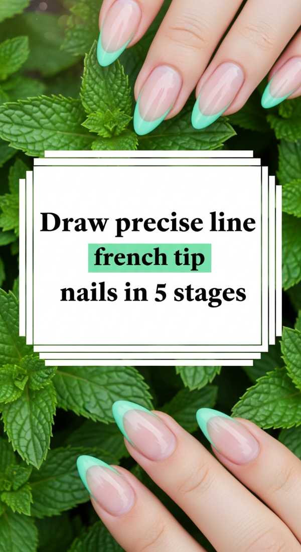Draw Precise Line French Tip Nails In 5 Stages 6a1a9997bef29