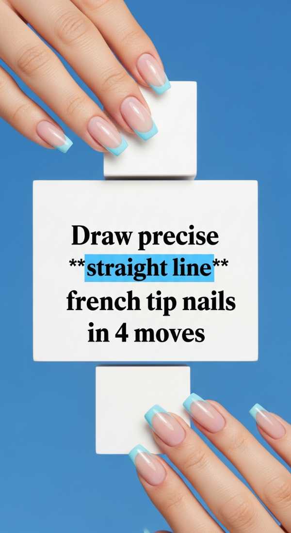 Beyond the White Stripe: 7 Edgy French Tip Variations for the Minimalist Muse Draw Precise Straight Line French Tip Nails In 4 Moves 6a1a984accba5