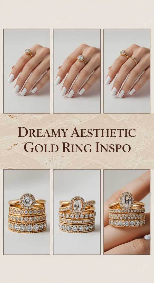 Dreamy Aesthetic Gold Ring Inspo 69fdbc4075601