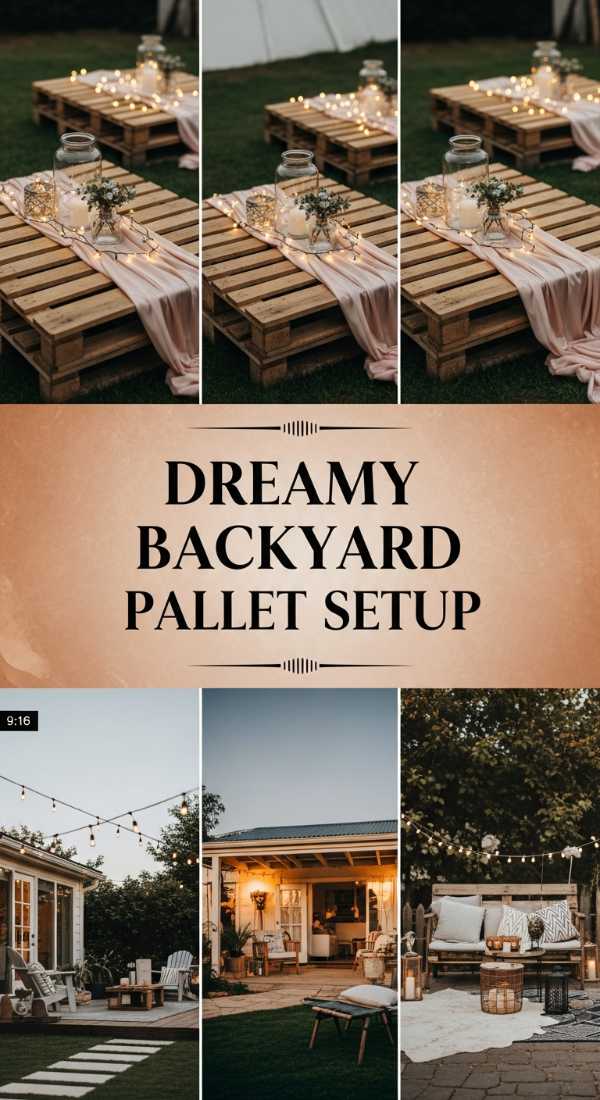 Dreamy Backyard Pallet Setup 6a1b0c59c8e81