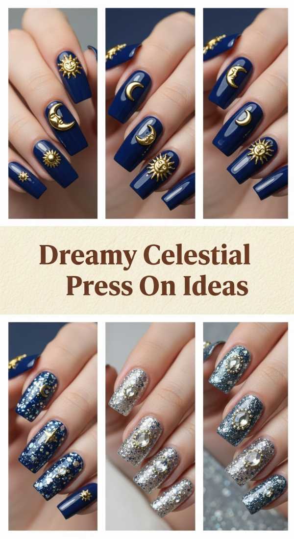 Dreamy Celestial Press On Ideas 6a085b7d6c8cd