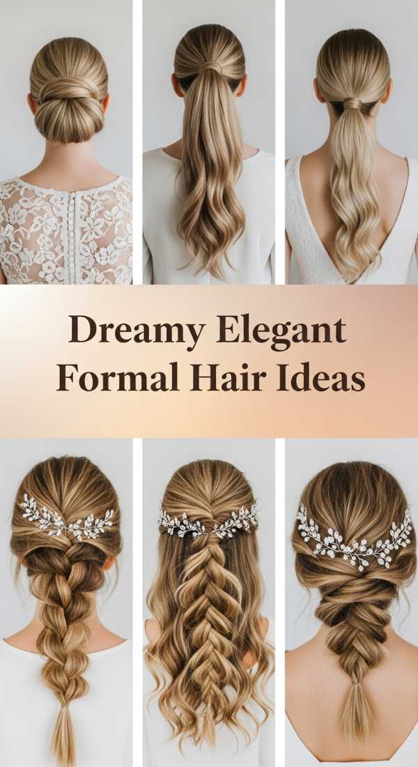 Dreamy Elegant Formal Hair Ideas 6a142b9124340