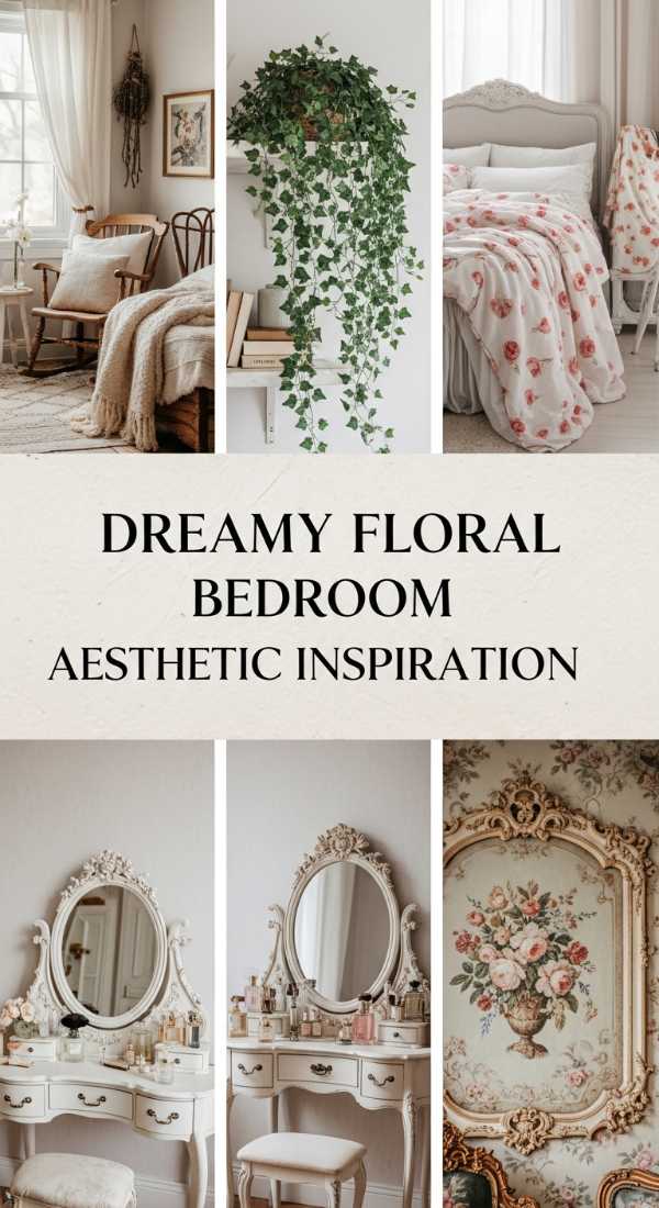 Dreamy Floral Bedroom Aesthetic Inspiration 69f48dfd4f578