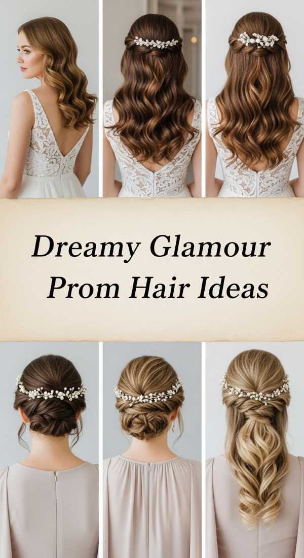 From Cyber-Chic to Retro-Revival: 2026 Hair Trends You Need to See Dreamy Glamour Prom Hair Ideas 6a08d43b6f7de