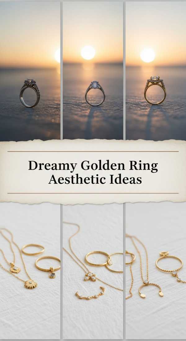 Dreamy Golden Ring Aesthetic Ideas 69fdbc2c028a1