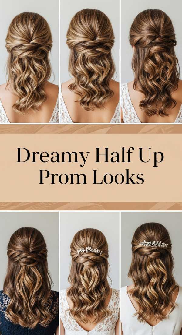 Dreamy Half Up Prom Looks 6a03671246987