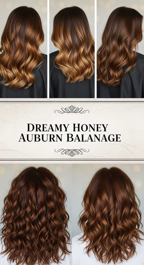 Dreamy Honey Auburn Balayage 6a142e1bdd3d6