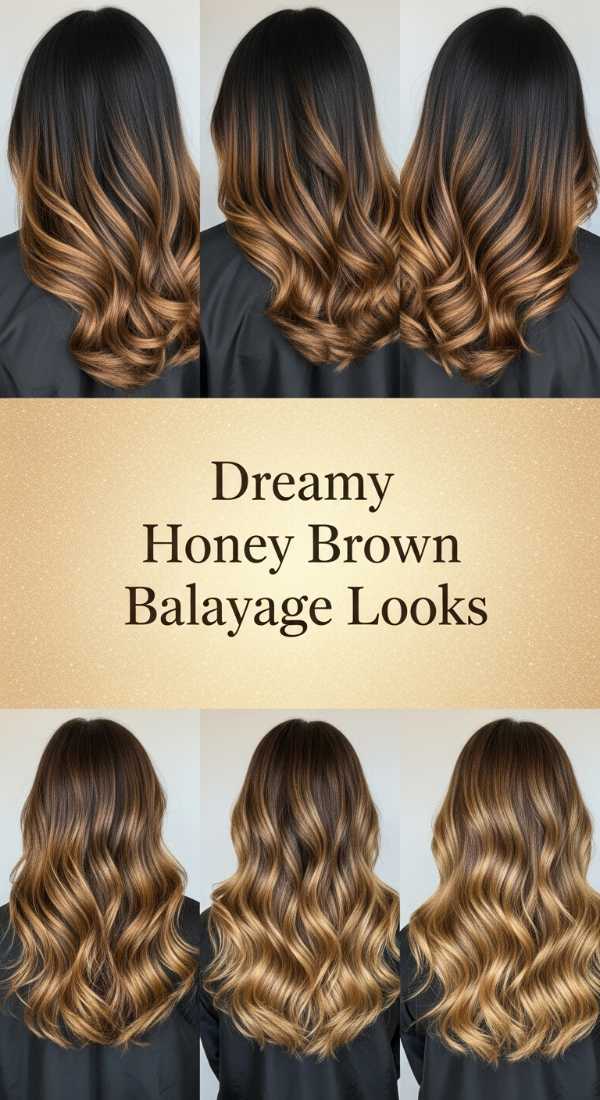 Dreamy Honey Brown Balayage Looks 69ff7f251c976