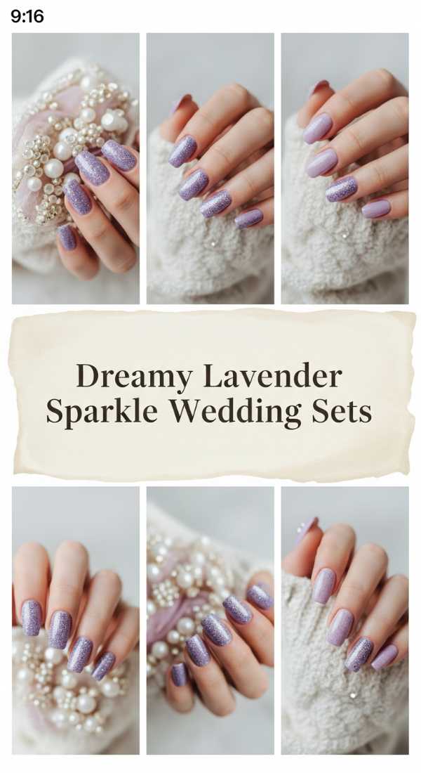 Dreamy Lavender Sparkle Wedding Sets 69ff6db42fc71