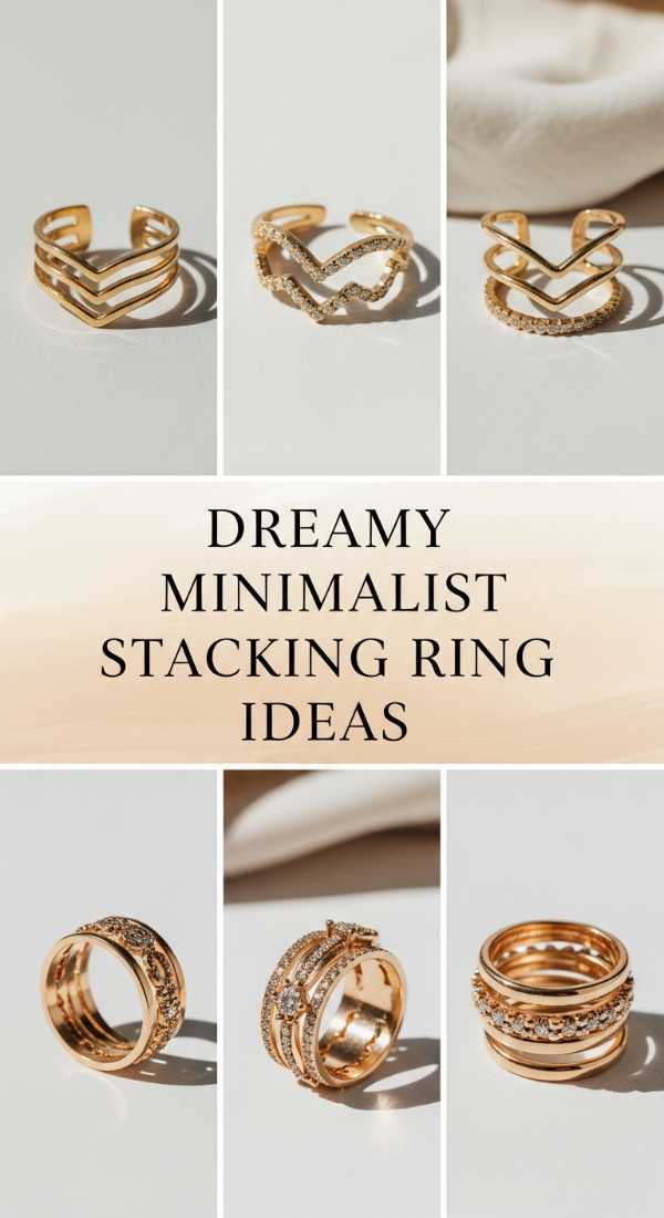 Dreamy Minimalist Stacking Ring Ideas 69fdbc32759c8