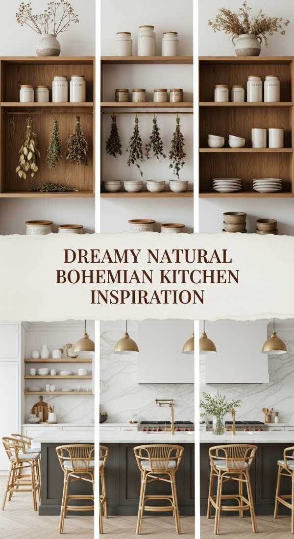 Neutral & Natural: Why the Scandi-Boho Look is Taking Over Pinterest Dreamy Natural Bohemian Kitchen Inspiration 6a0ea7f2c0777