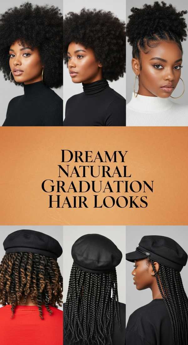 Dreamy Natural Graduation Hair Looks 6a08cb55c9bfd