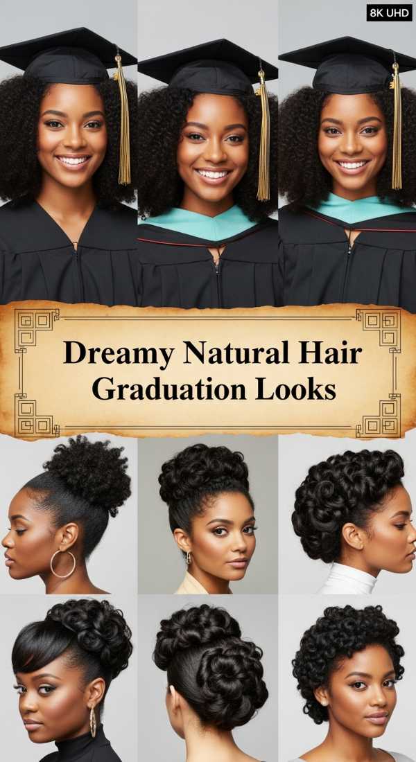 Dreamy Natural Hair Graduation Looks 6a08cd035297e