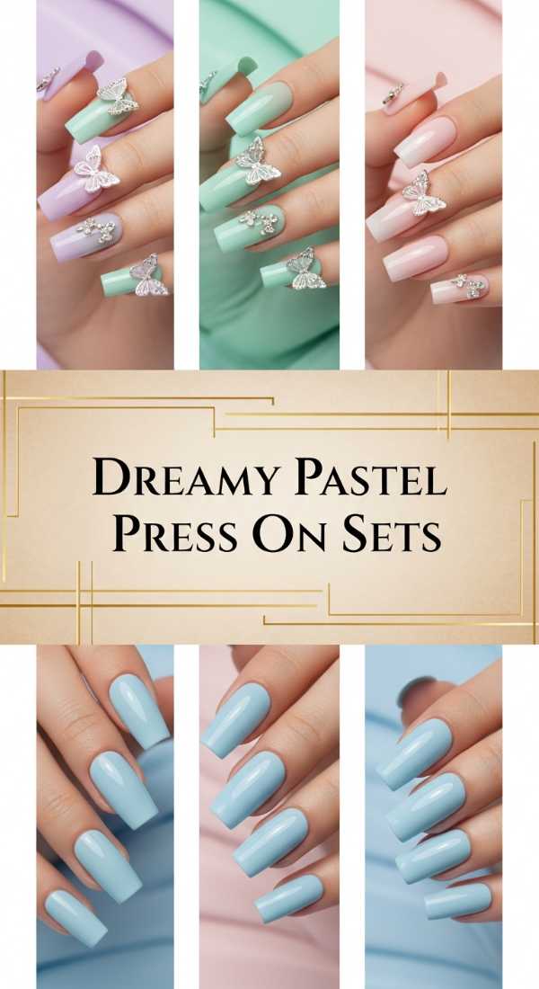 Dreamy Pastel Press On Sets 6a1348f8413f8