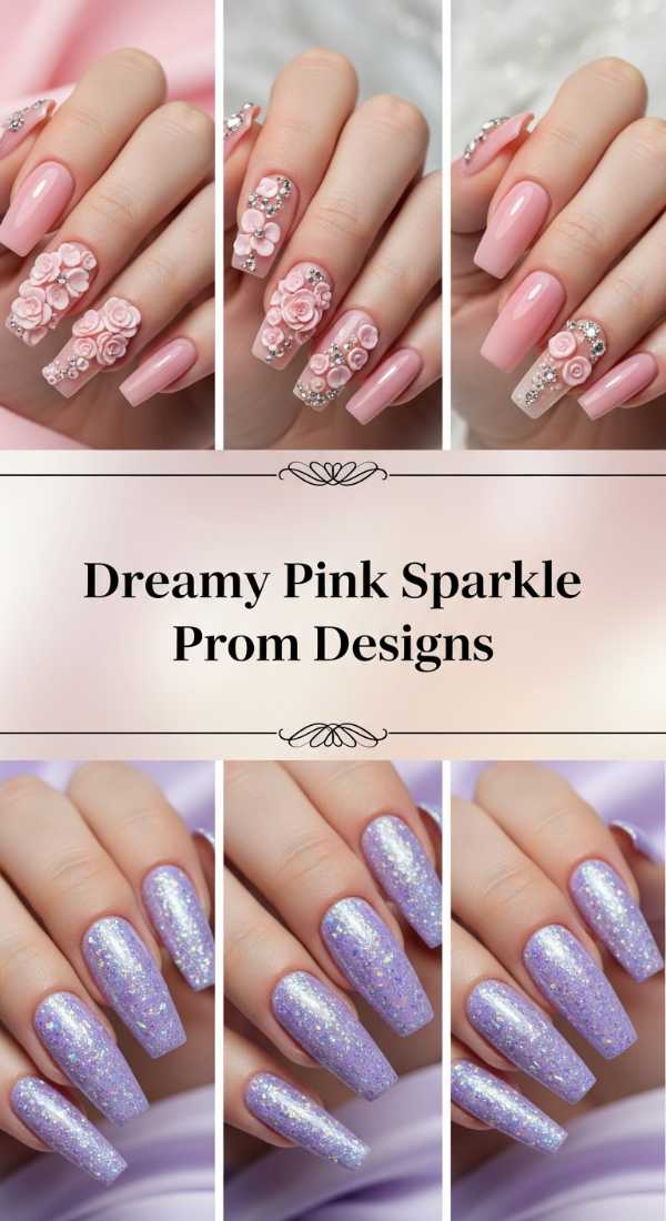Dreamy Pink Sparkle Prom Designs 69ff6d9890e58