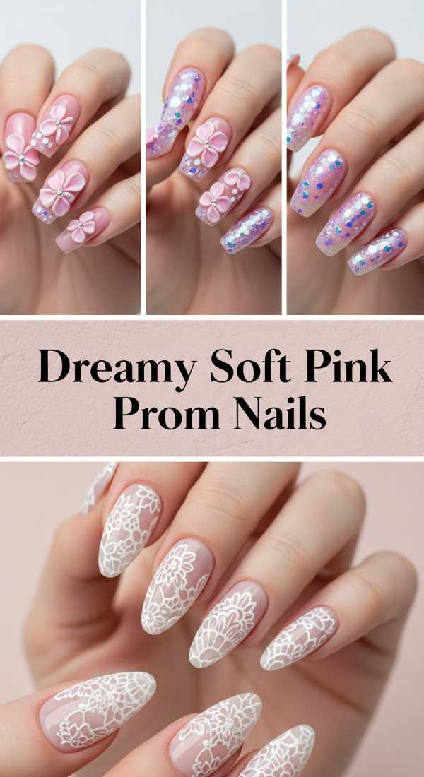 Dreamy Soft Pink Prom Nails 69ff6d9d3d84f