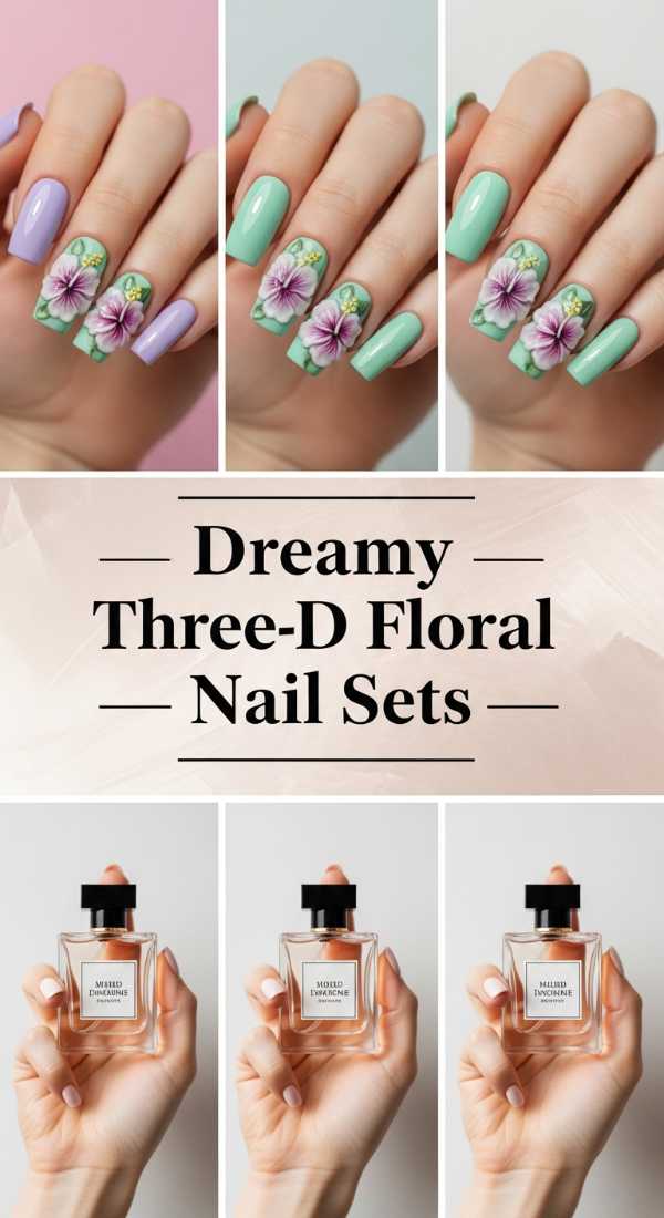 The Secret to a $100 Manicure in 10 Minutes: Luxury Press-On Essentials Dreamy Three D Floral Nail Sets 6a1347e057652