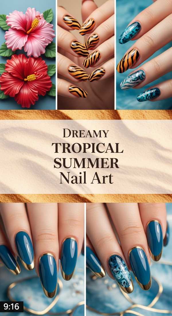Dreamy Tropical Summer Nail Art 6a1342246dcb9