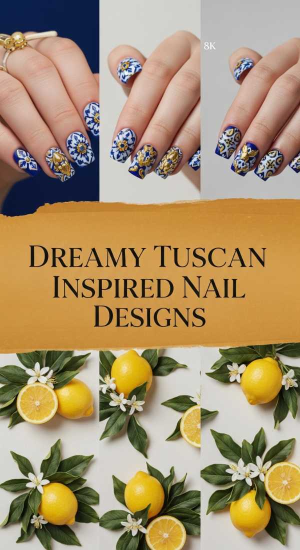 Dreamy Tuscan Inspired Nail Designs 6a08aec78f568
