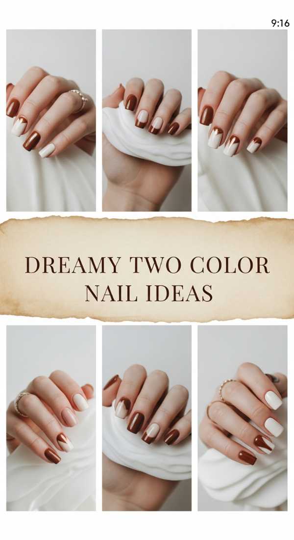 Dreamy Two Color Nail Ideas 6a08b00f179b7