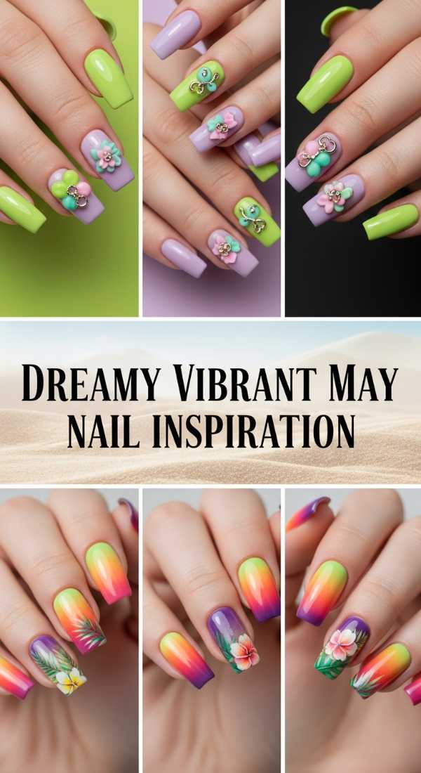 Dreamy Vibrant May Nail Inspiration 6a13491a47b7f