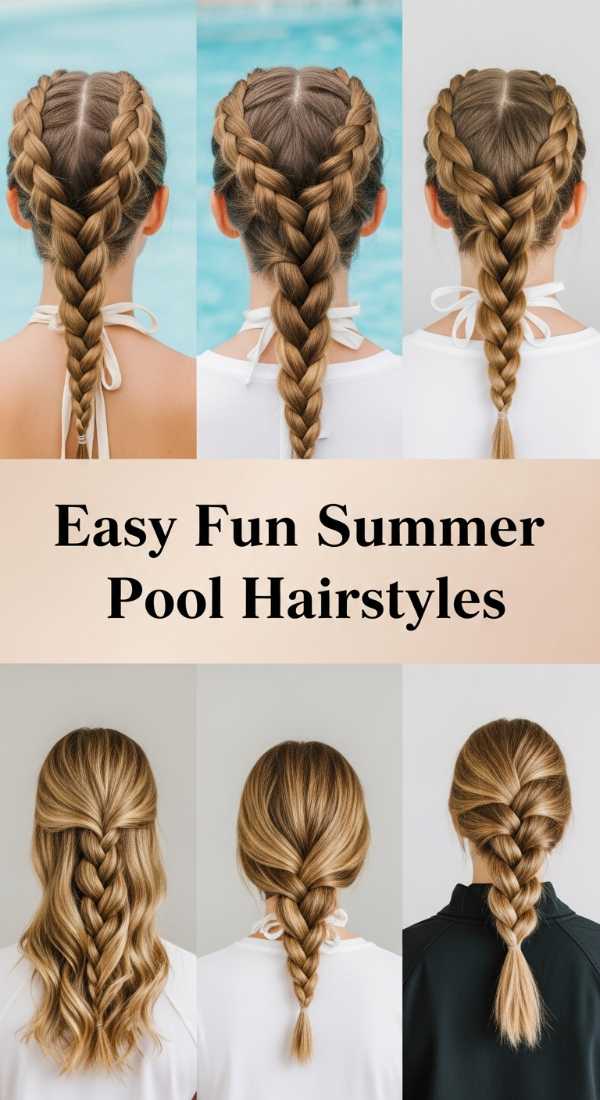 From Cyber-Chic to Retro-Revival: 2026 Hair Trends You Need to See Easy Fun Summer Pool Hairstyles 6a08d43bd98eb
