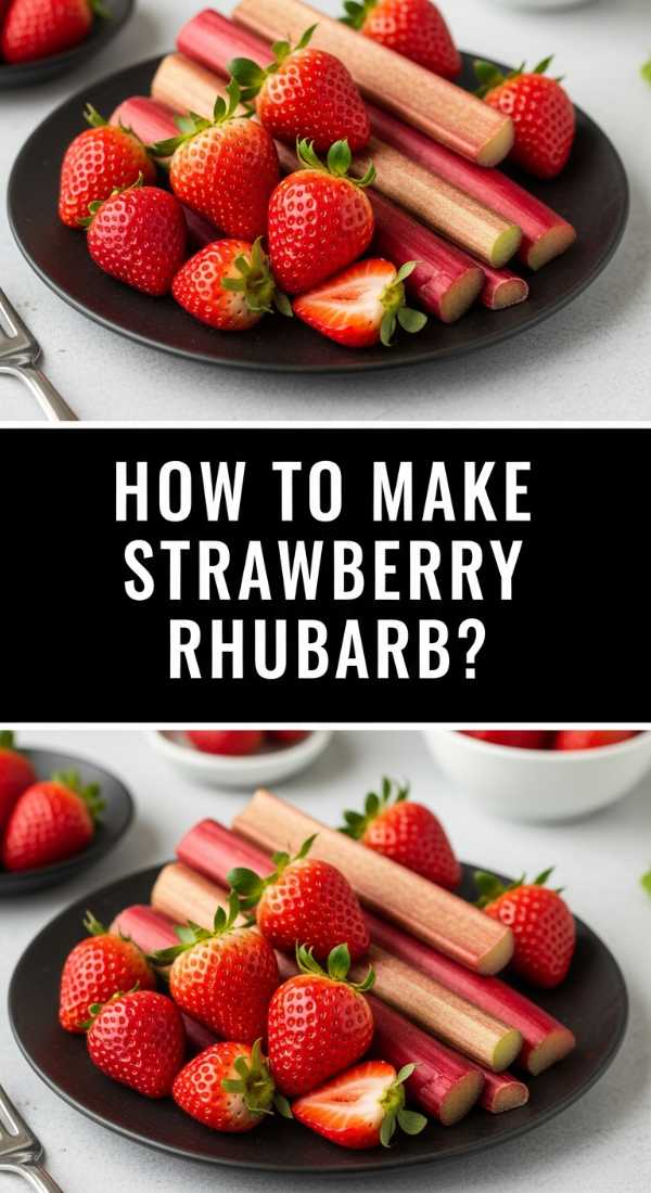 Easy Strawberry Rhubarb Recipes Guide 6a001e713a3ac