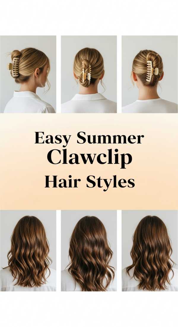Easy Summer Clawclip Hair Styles 69ff7f198e1fa