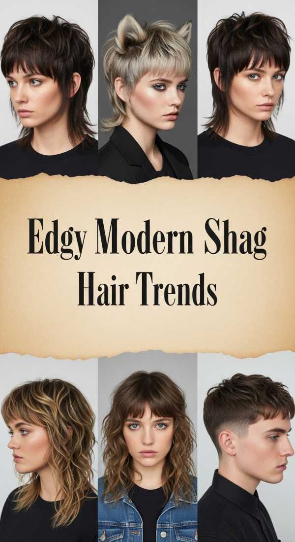 Edgy Modern Shag Hair Trends 6a142b7418907