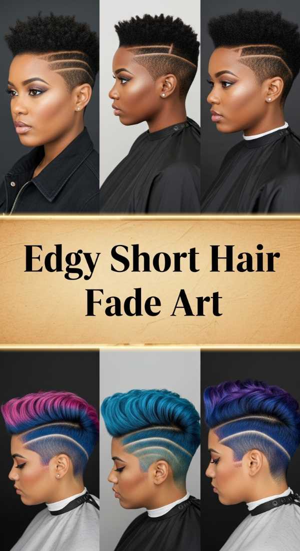 The High-End Hair Edit: Mastering Salon-Quality Styles at Home Edgy Short Hair Fade Art 6a1423cb5e41a
