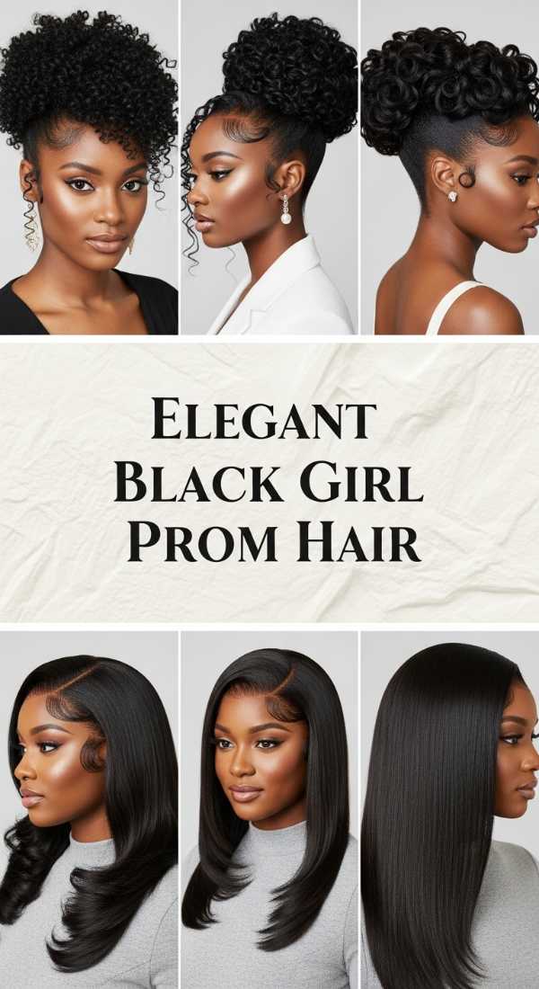 Elegant Black Girl Prom Hair 69ff80abdde43