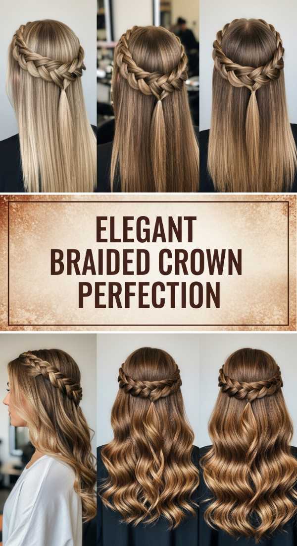 Silk & Shine: The Ultimate Luxury Hair Moodboard Elegant Braided Crown Perfection 6a14259628c29