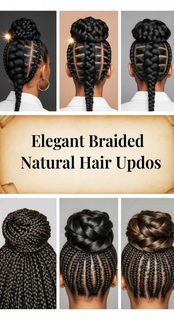Slay Your Ceremony: The Ultimate Graduation to Summer Hair Transition Guide Elegant Braided Natural Hair Updos 6a08d44949ecd