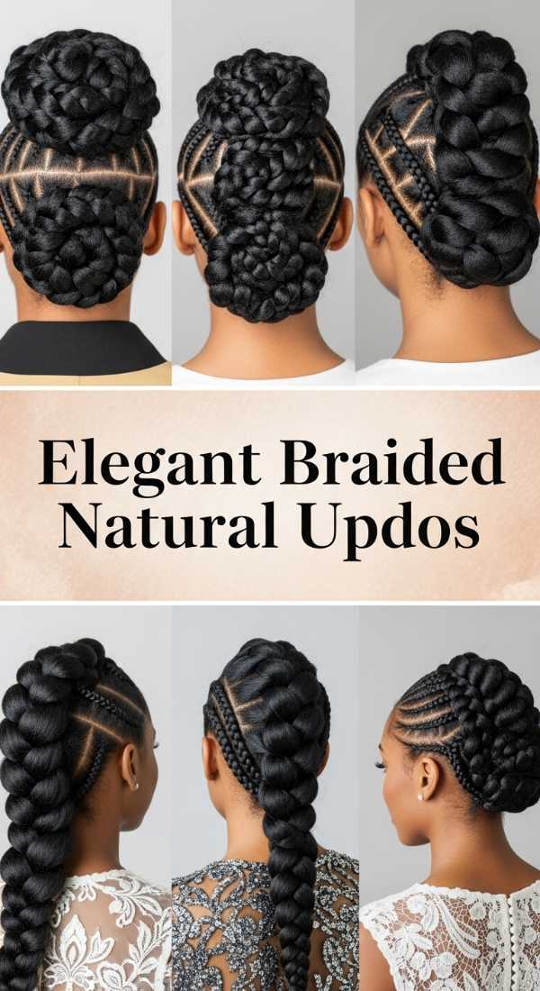 The Ultimate Guide to Chic & Sweat-Proof Summer Graduation Hair Elegant Braided Natural Updos 6a08d5fbb4382