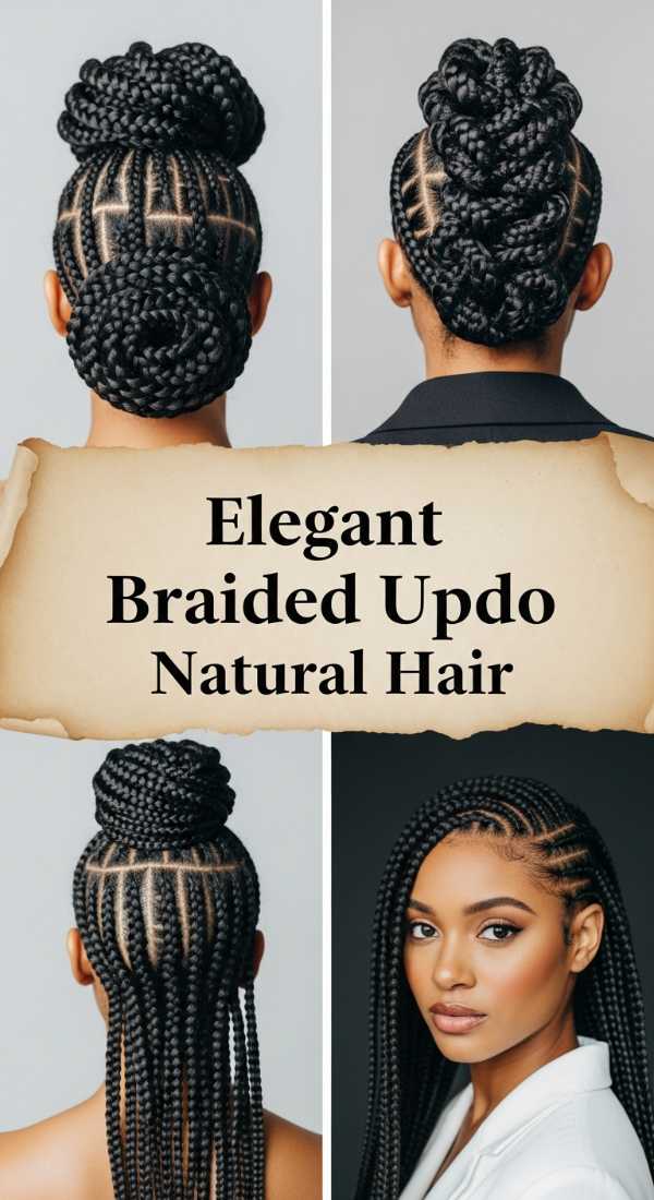 Slay Your Big Day: The Ultimate Summer Graduation Hair Guide Elegant Braided Updo Natural Hair 6a08d6002a914
