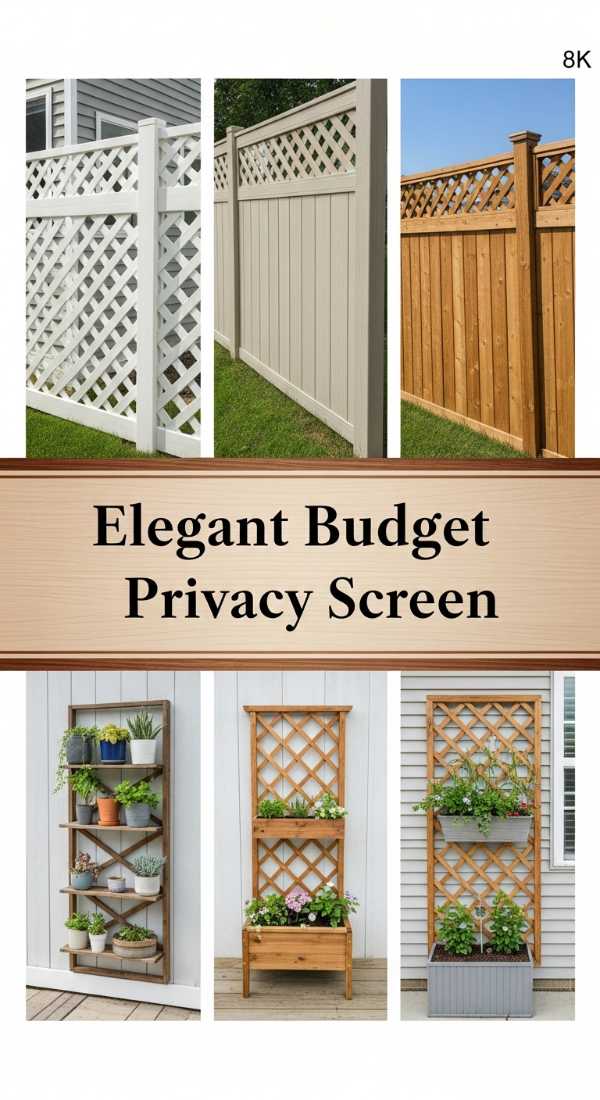 Sun-Kissed Spaces: Transforming Your Home and Garden for Summer Elegant Budget Privacy Screen 6a04bc601fa32