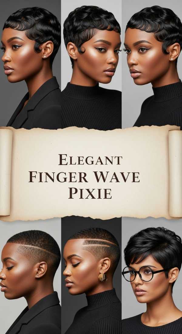 Elegant Finger Wave Pixie 6a141e1193cd5