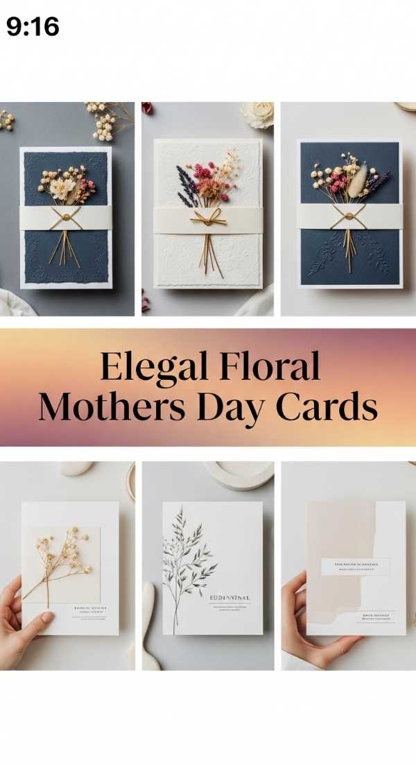 Dreaming in May: How to Host the Most Aesthetic Spring Bash of the Year Elegant Floral Mothers Day Cards 6a134e5d92637