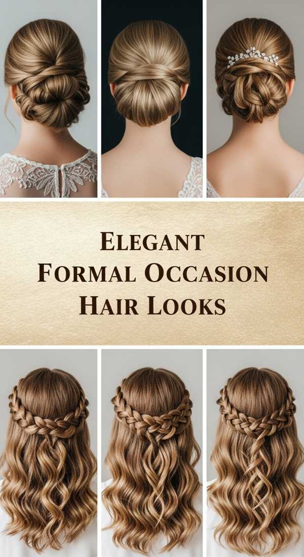 Elite Elegance: Unveiling the Secrets of Luxury Hair Makeovers Elegant Formal Occasion Hair Looks 6a142b631e0d1