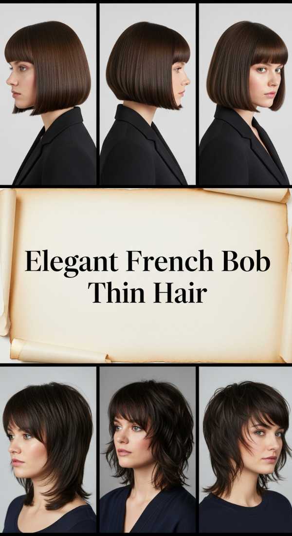 Elegant French Bob Thin Hair 6a142ce987cf8