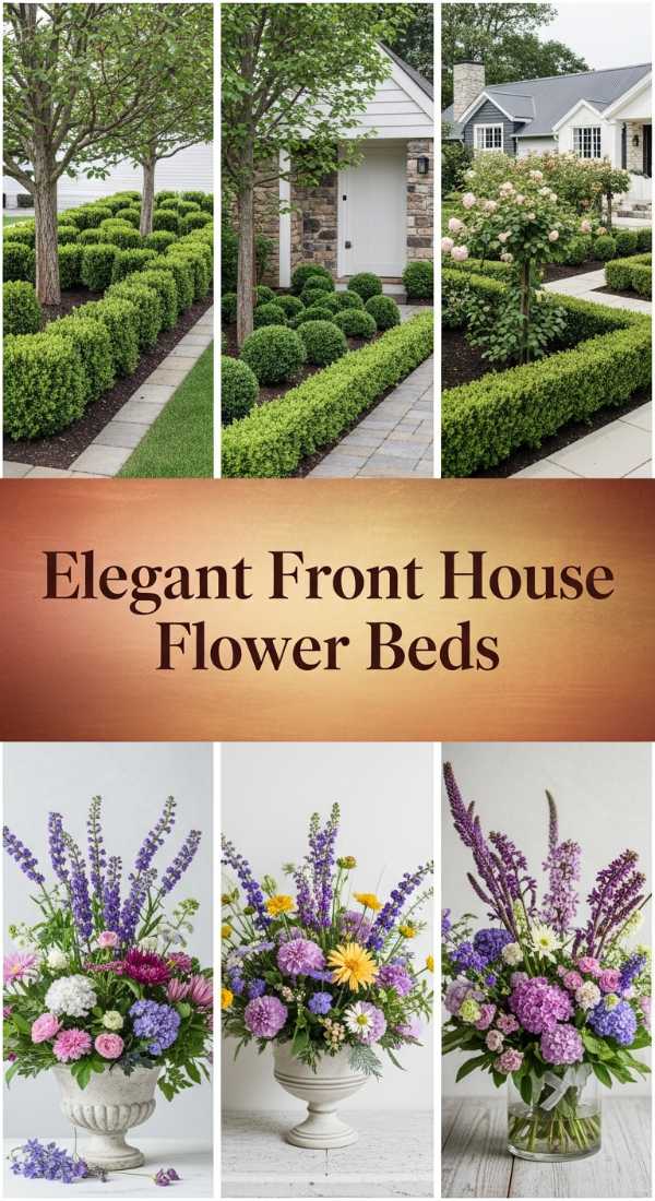 The Five-Star Garden: Merging Interior Comfort with Outdoor Design Elegant Front House Flower Beds 69fb07665a2f0