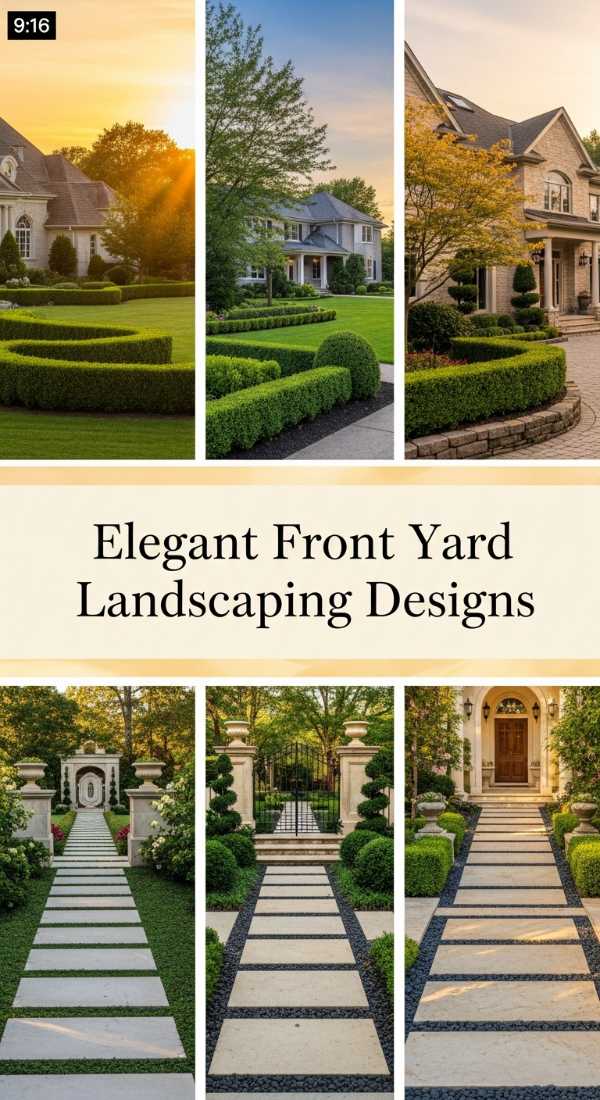 Elegant Front Yard Landscaping Designs 69fb075c28121