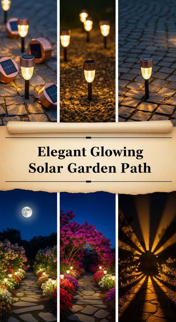 The Art of Elevated Living: Crafting Your Dream Backyard on a Budget Elegant Glowing Solar Garden Path 69fb0762360e8