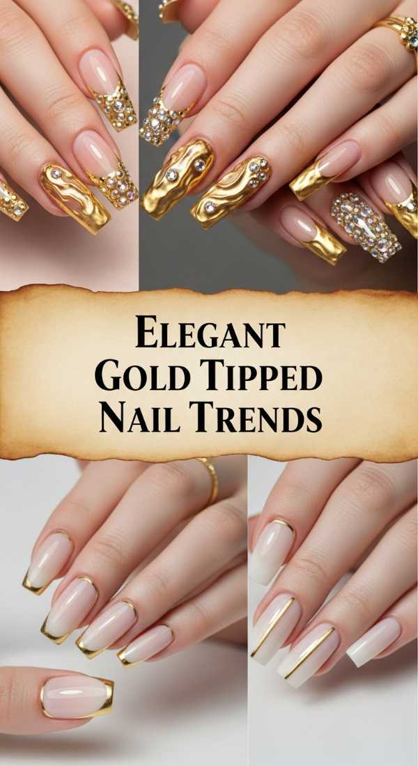 Elegant Gold Tipped Nail Trends 6a0859d446217
