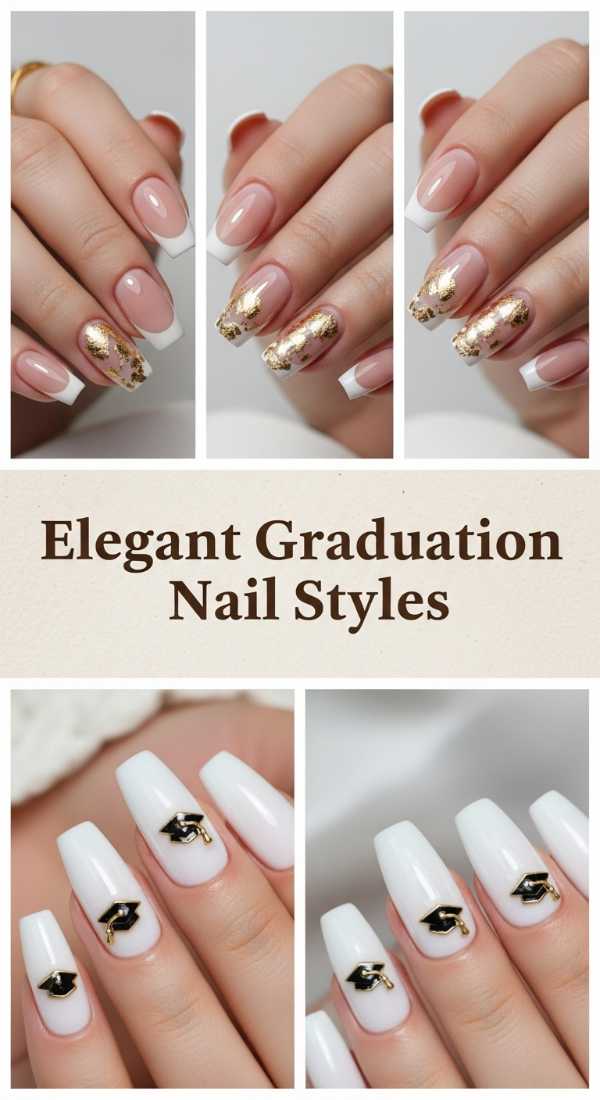 Elegant Graduation Nail Styles 6a134c3ed5e3b