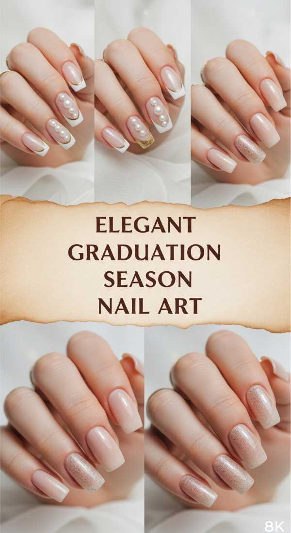 Elegant Graduation Season Nail Art 6a134d3e55e69